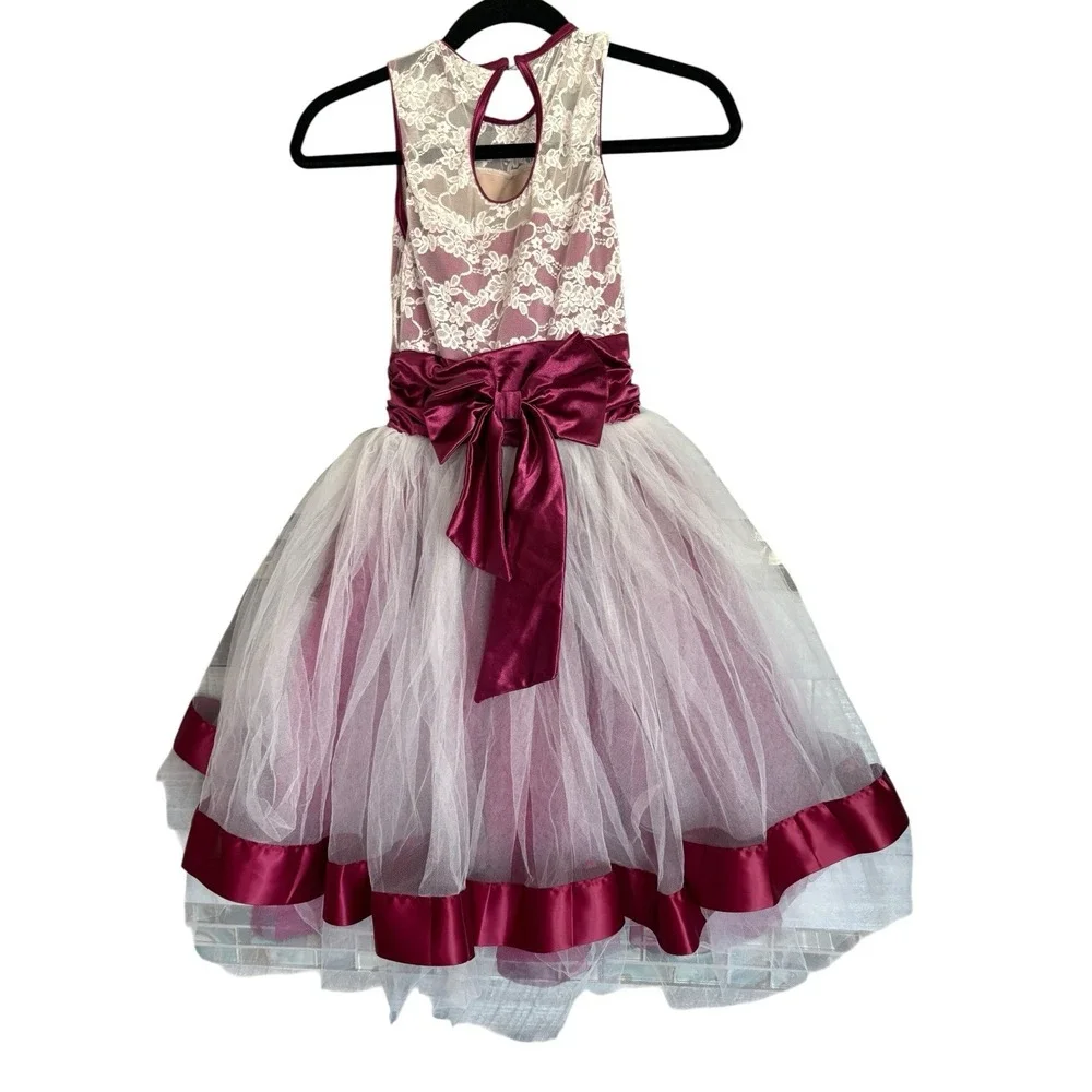 Weissman Costumes Dance Girls Ballet Tutu‎ Dress Size LC Ballerina Pink Magenta